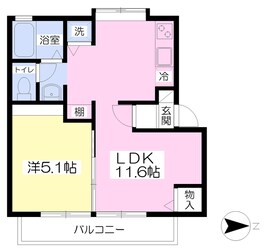 スタジオ　ペーシュの物件間取画像